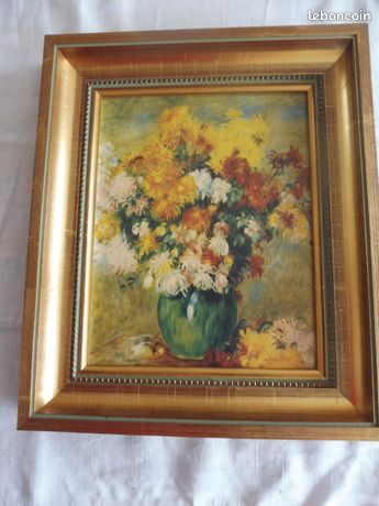 Tabeau "Bouquet de Chrysanthèmes" de Renoir