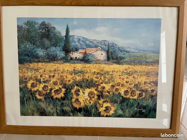 Tableau 78 cm (longueur) X 58 cm (hauteur)