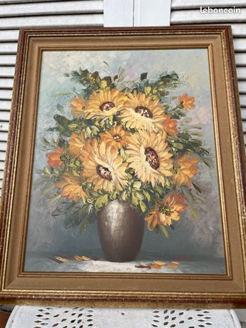 Tableau huile sur toile signé Wallace