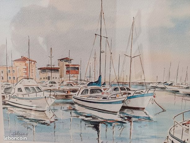 Tableau aquarelle Michèle GALLEGO